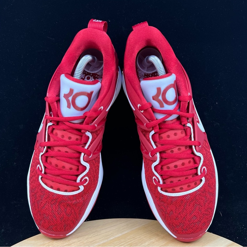 Nike KD15 TB Kevin Durant Basketball Shoes Gym Red DX6648-600 Men's Size 8.5 - Picture 8 of 10